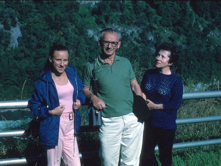 Wendy's parents at  Niagara Falls